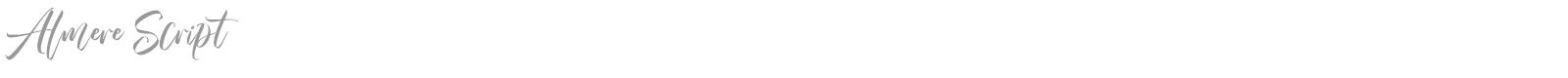 Almere Script font preview